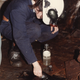 The ancient water was literally gushing out from the rocks. (Image: G. Wunsch/University of Toronto)